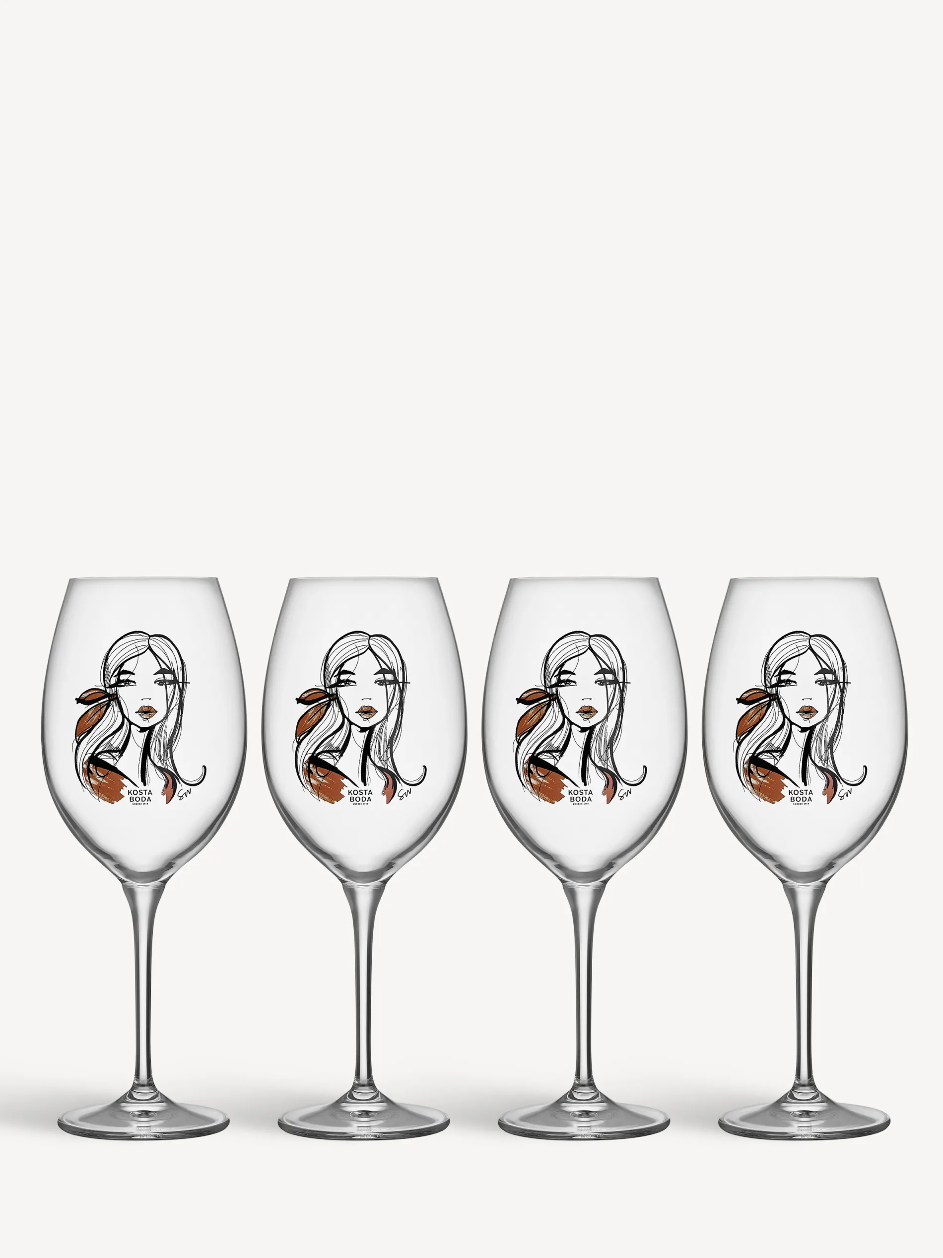 Clearance All about you Wait for her vinglas 52cl 4-pack All About You|Glas