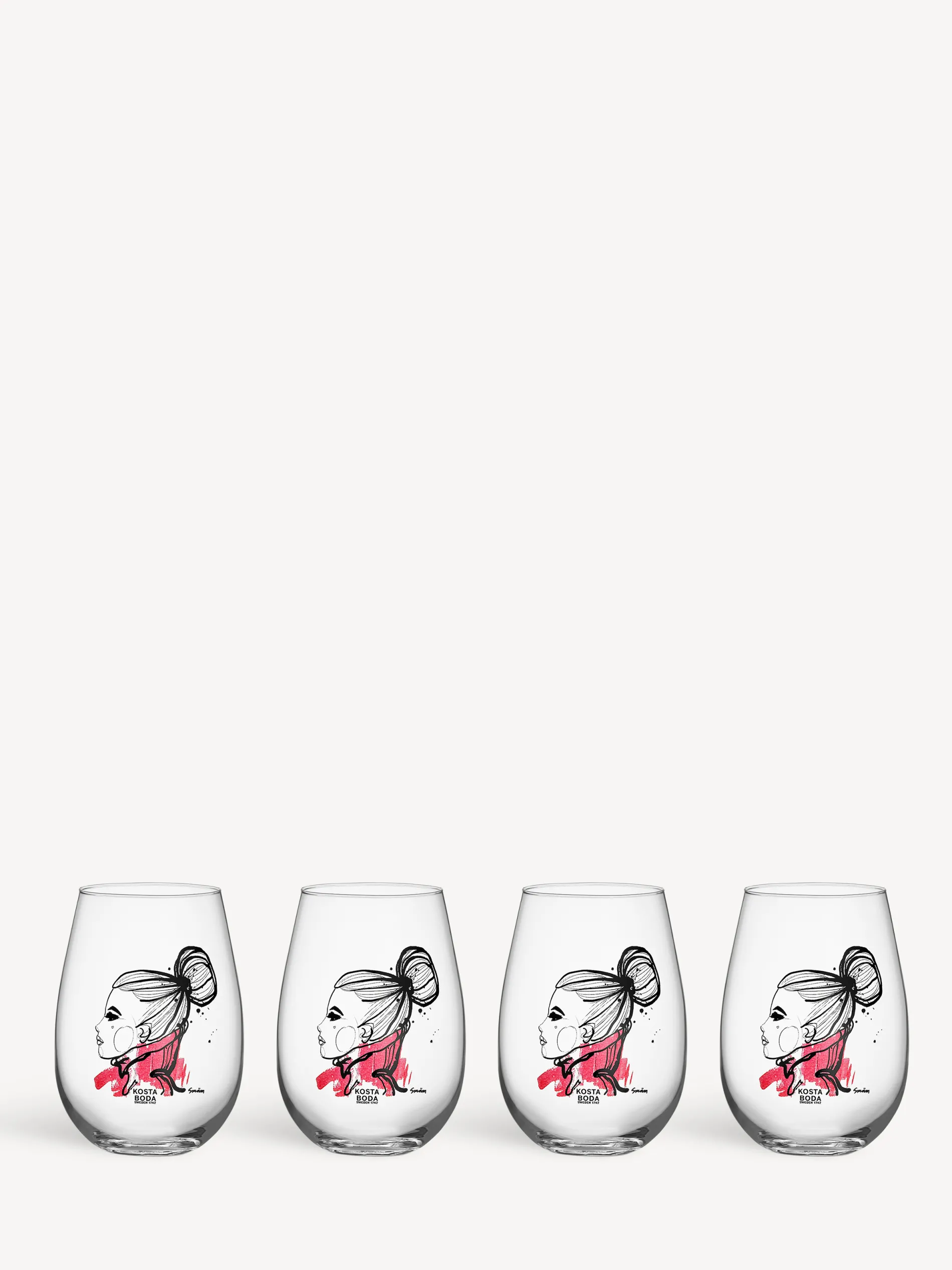 Outlet All about you Want you tumblerglas 57cl 4-pack All About You|Glas