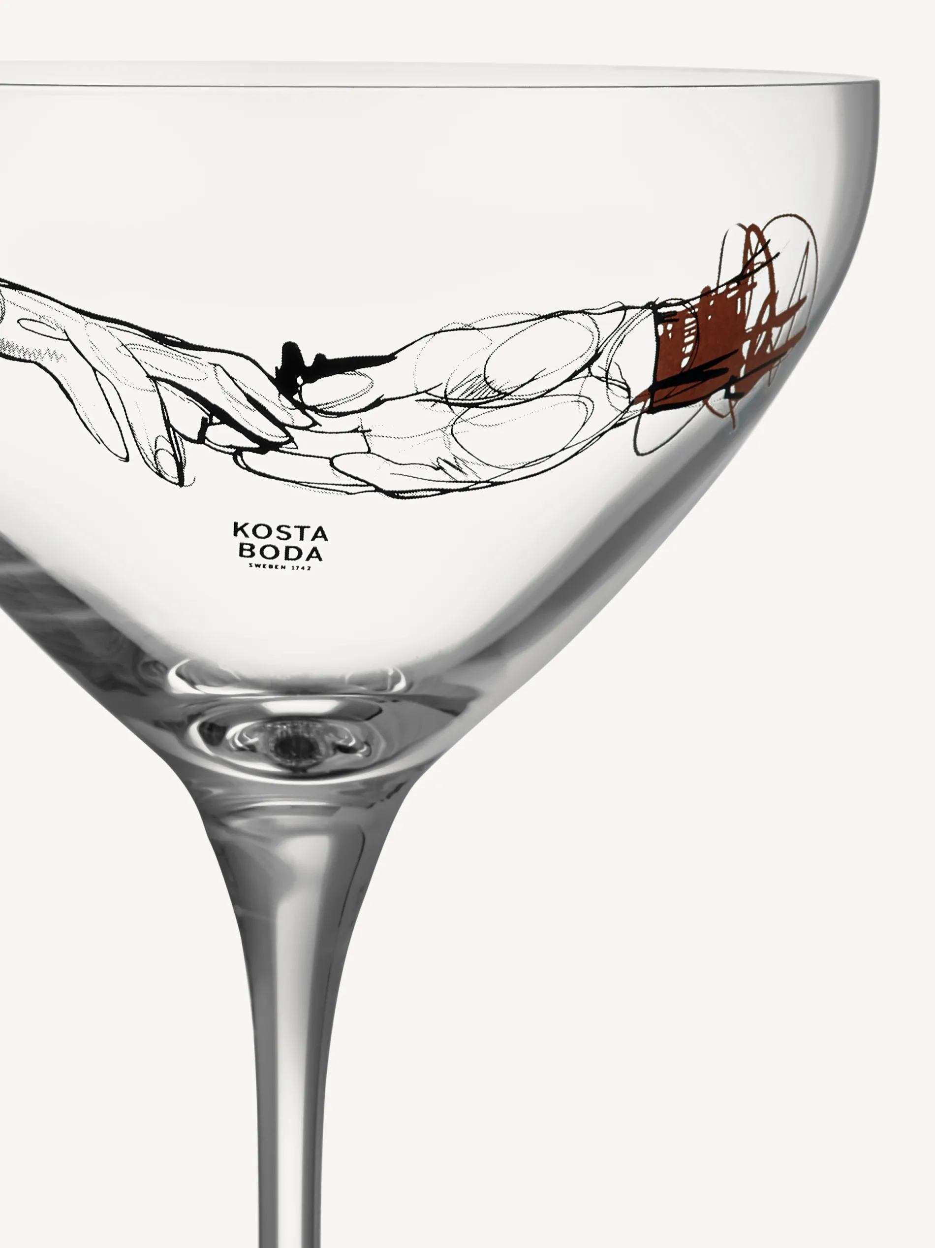 New All about you You and me together coupe champagneglas 32cl 4-pack All About You|Glas