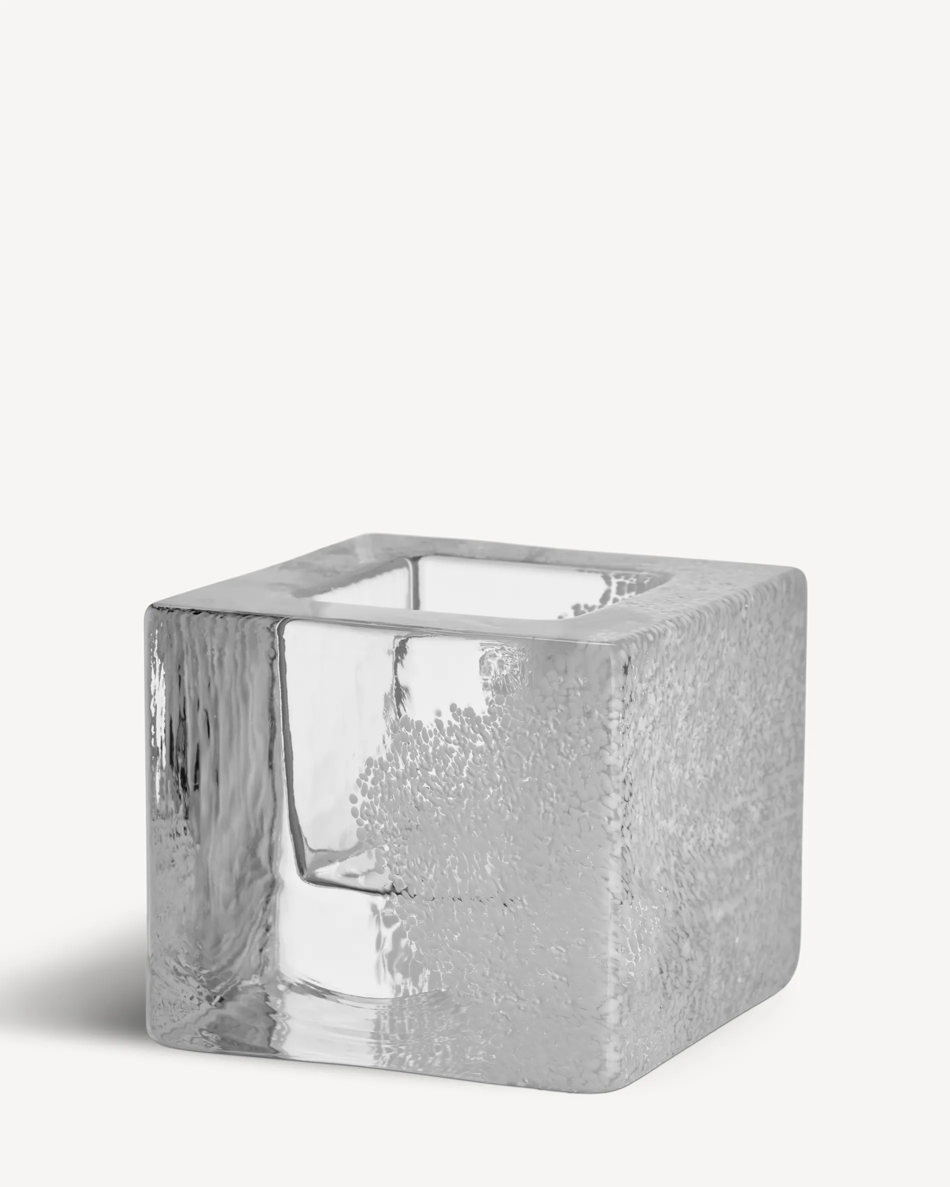 Discount Brick ljuslykta vit 75mm Brick|Ljuslyktor