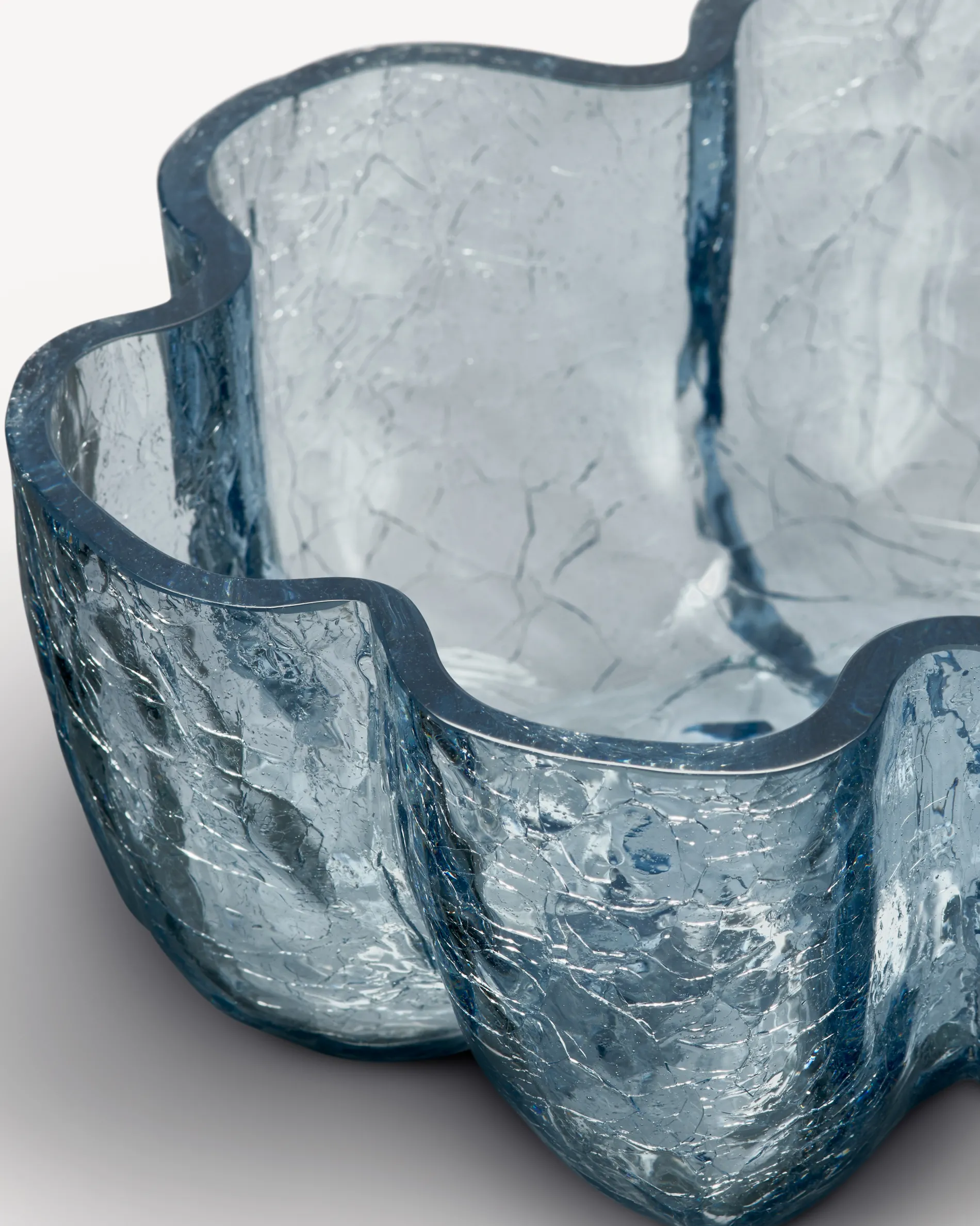 Discount Crackle skål cirkulärt glas 250mm Crackle|Vaser