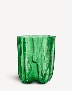 Clearance Crackle vas grön 270mm Crackle|Vaser