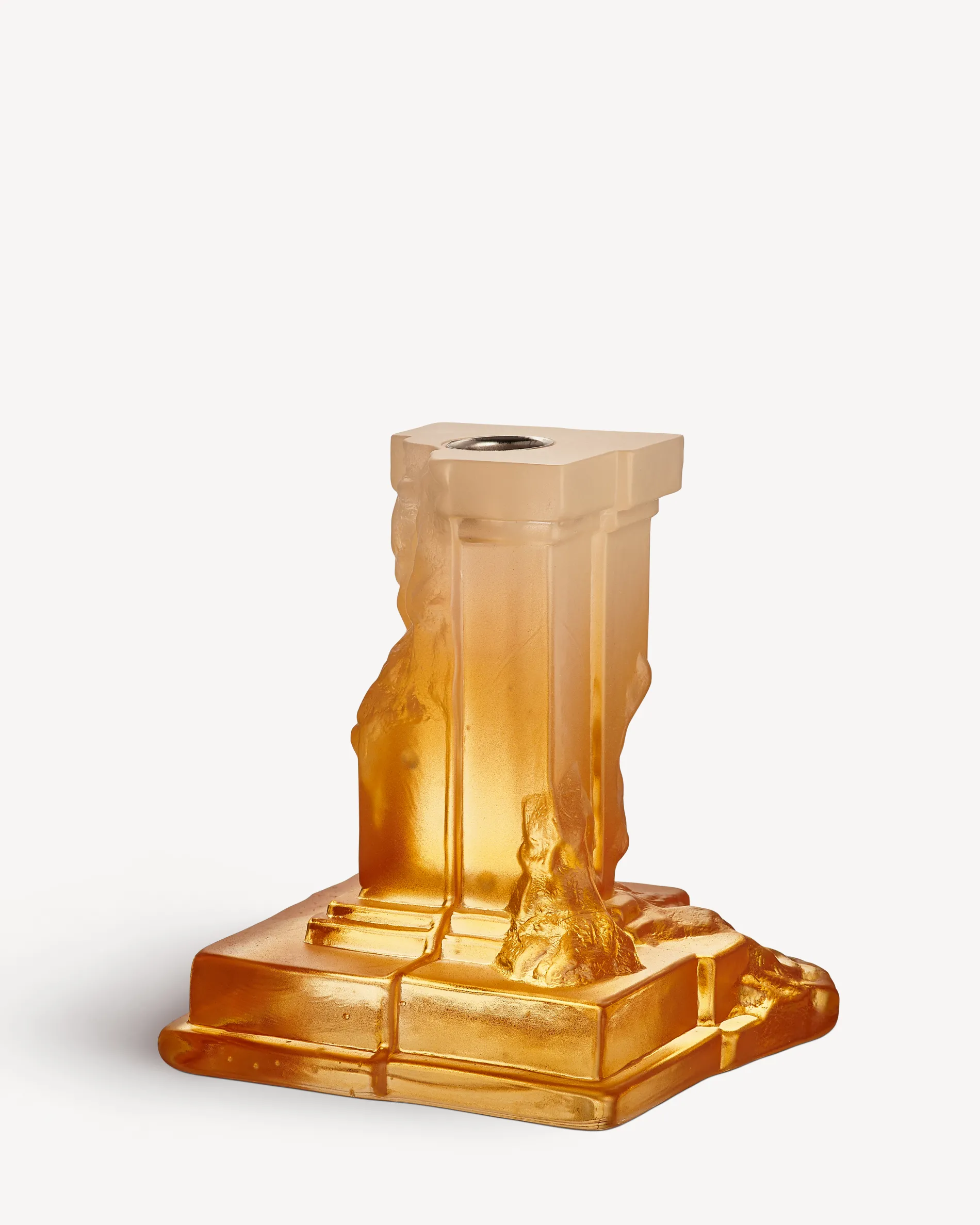 Fashion Rocky Baroque ljusstake bärnstensfärgat dis 150mm Rocky Baroque