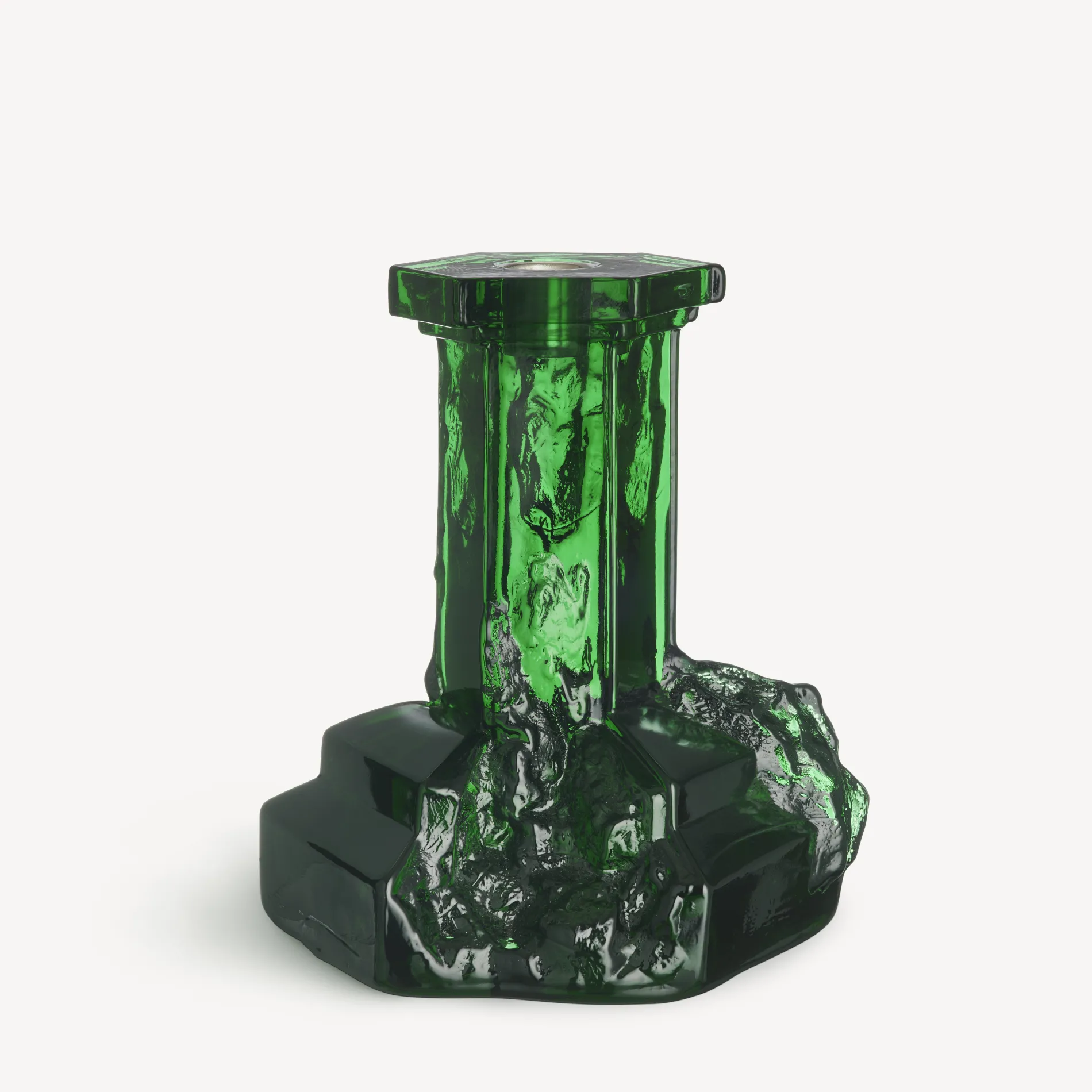 Fashion Rocky Baroque ljusstake smaragdgrön 175mm Rocky Baroque