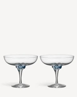 Online Sugar dandy coupe champagneglas blå 32cl 2-pack Sugar Dandy|Glas